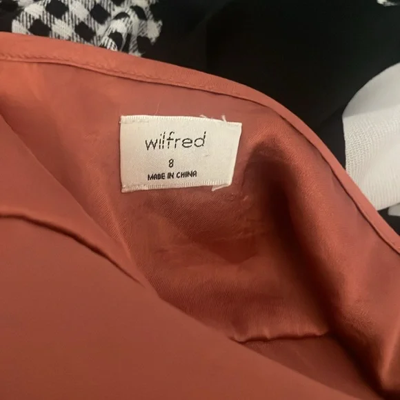 🍂 Wilfred Mini Dress Warm Rust- Medium - Picture 3 of 4